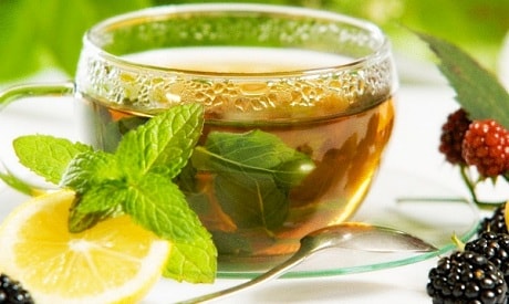 Зеленый чай с мелиссой